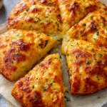 Kaasbrood zonder oven – Supermakkelijk recept in 20 minuten met kaas, kruiden en yoghurt. Perfect voor bij soep, lunch of borrel!