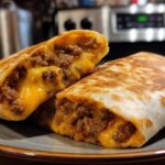 Airfryer Cheeseburger Wraps