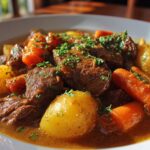 Appelcider Stoofvlees met Aardappelen