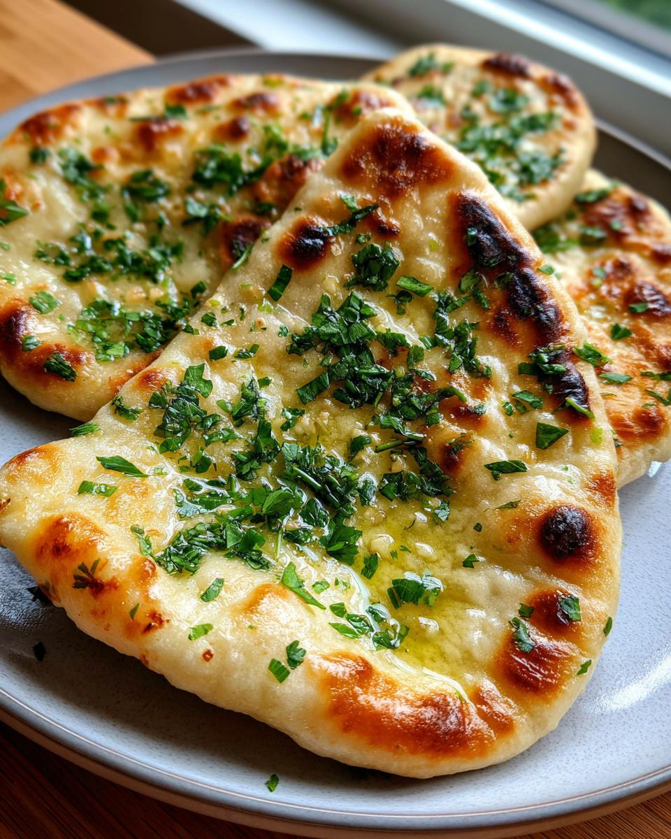 Authentic Artisan Garlic Naan - detail 1
