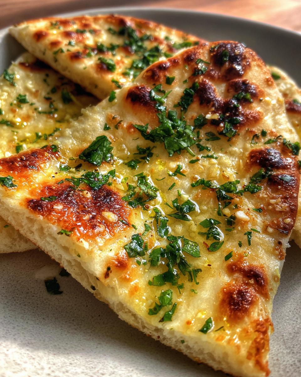 Authentic Artisan Garlic Naan - detail 2