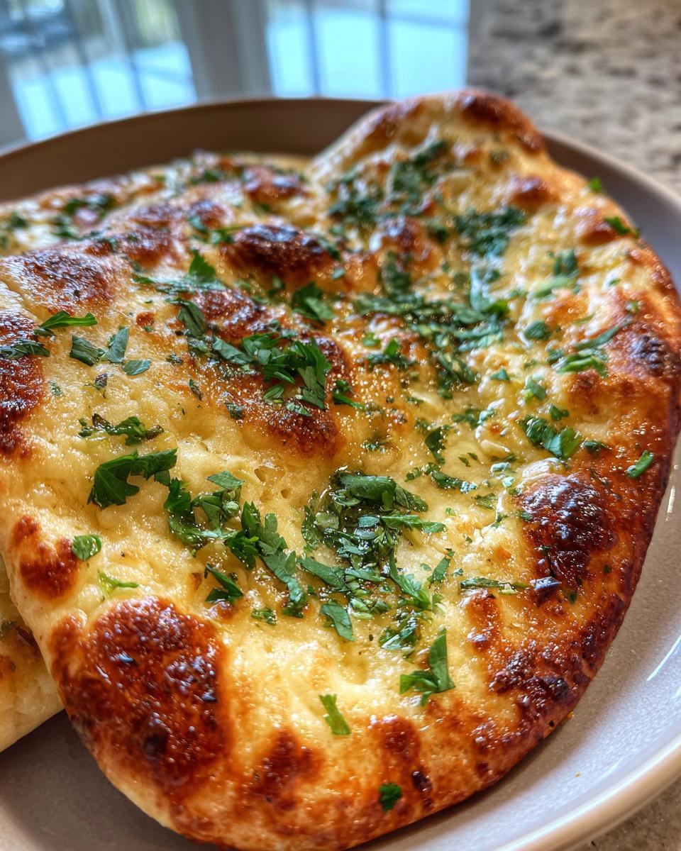 Authentic Artisan Garlic Naan - detail 3
