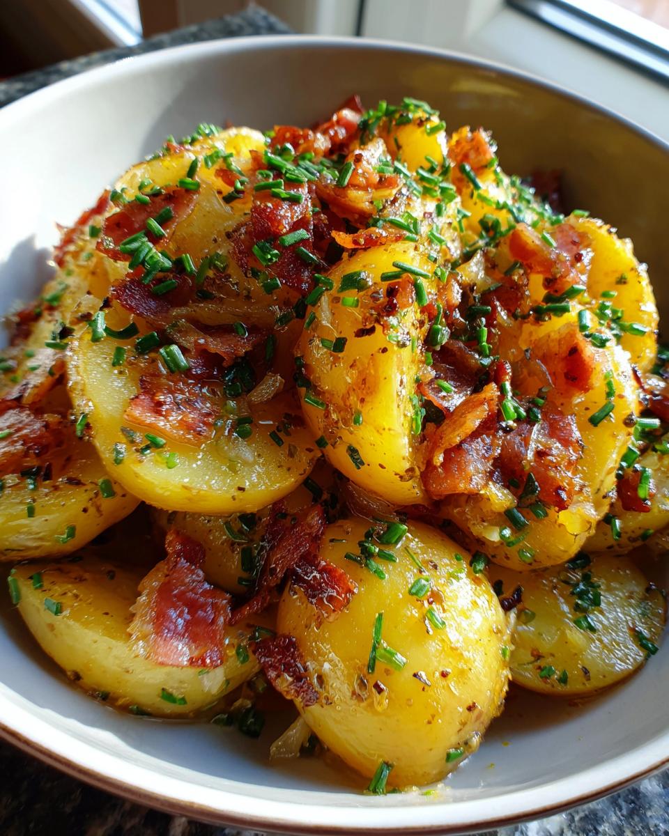 Authentieke Beierse Aardappelsalade - detail 2