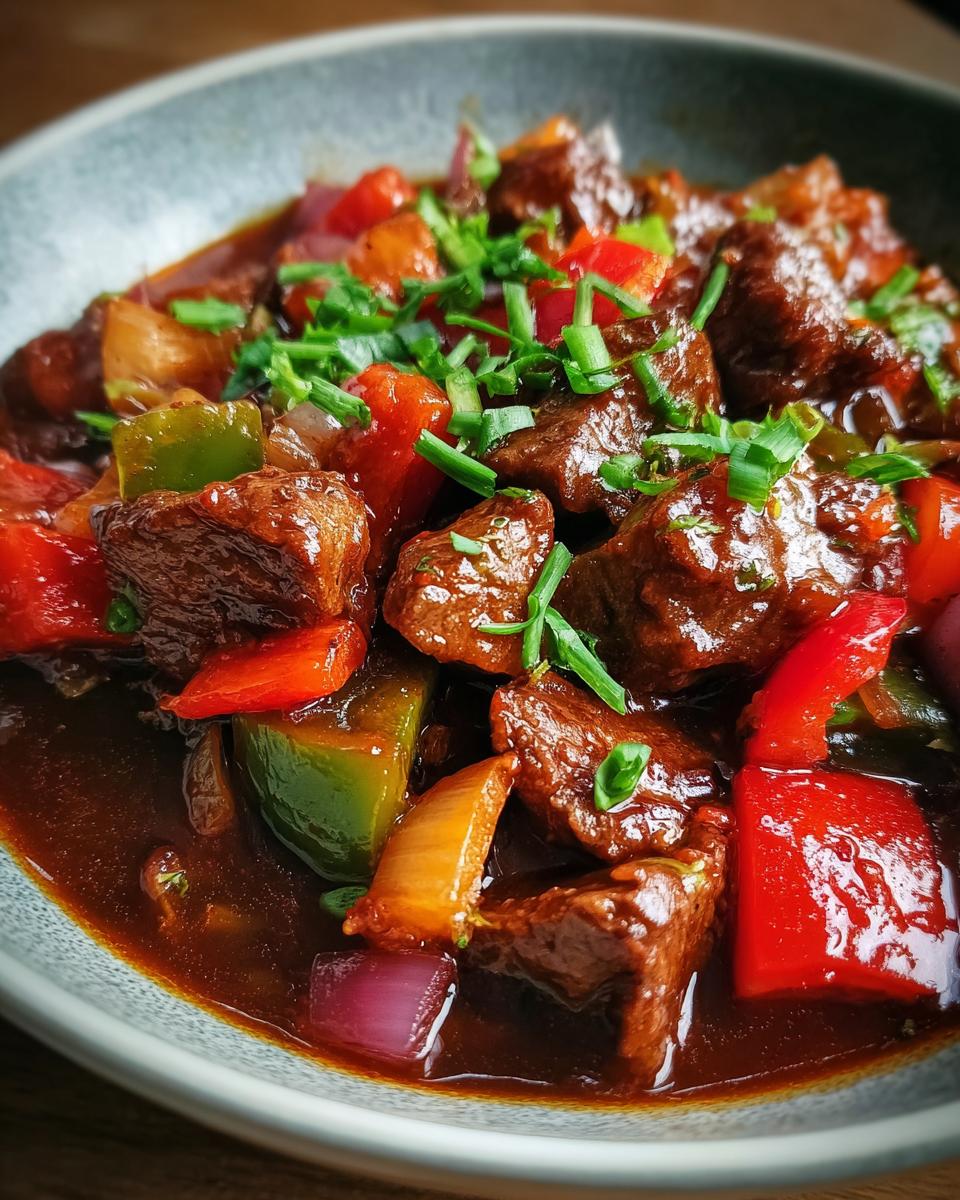 Beef Goulash with Bell Peppers and Onions - detail 5