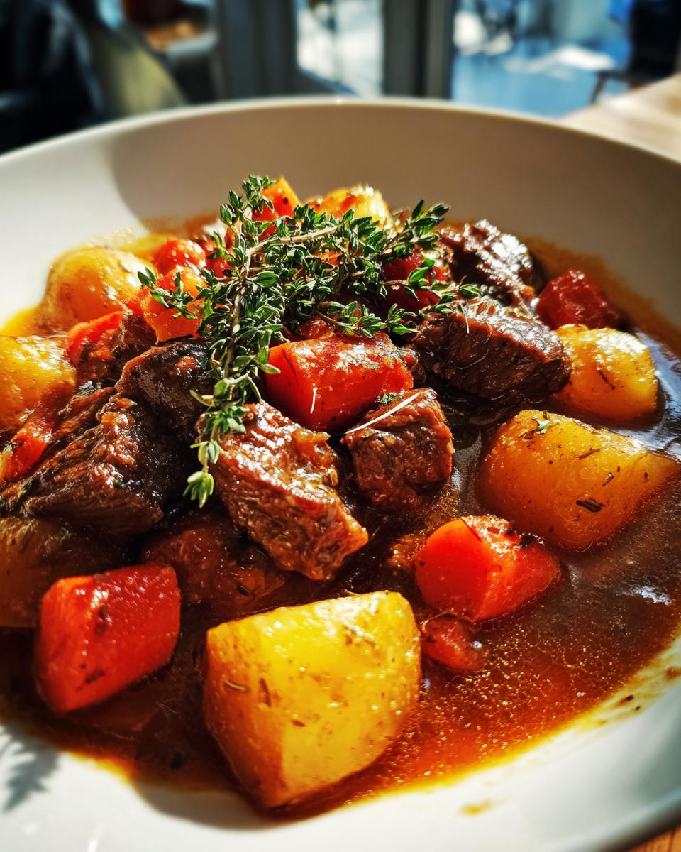 Beef Stew with Potatoes and Carrots - detail 3