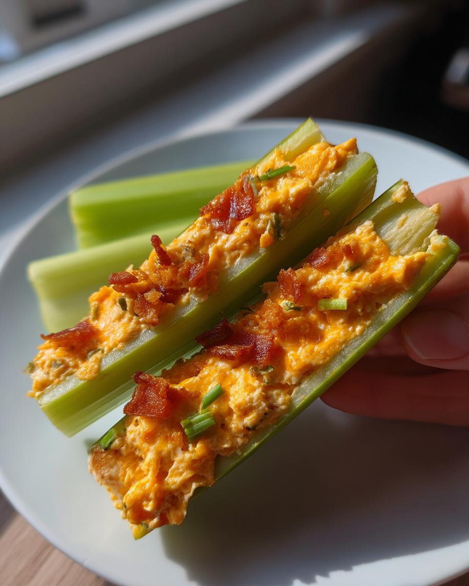 Cheddar Bacon Celery Sticks - detail 1