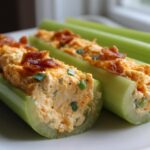 Cheddar Bacon Celery Sticks