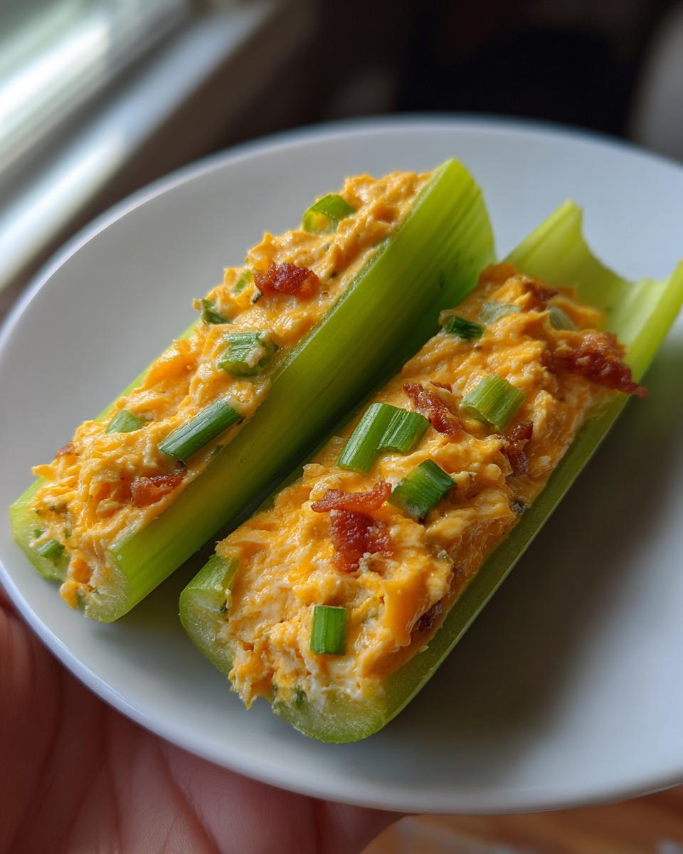 Cheddar Bacon Celery Sticks - detail 4