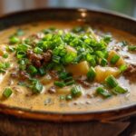 Cheese Sauce Hamburger Potato Soup