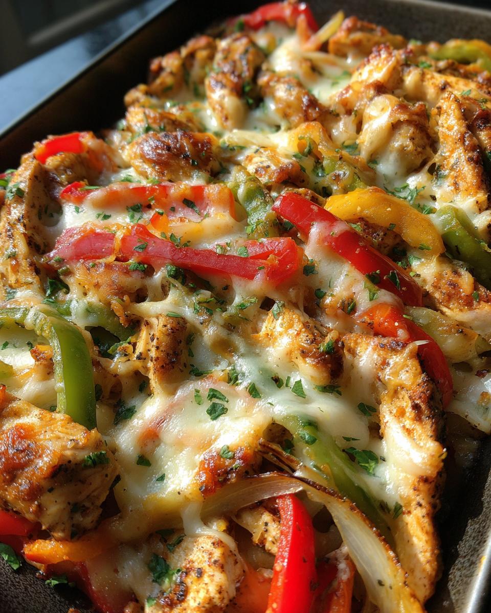 Cheesy Baked Fajita Chicken - detail 3