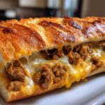 Cheesy Taco Baguettes