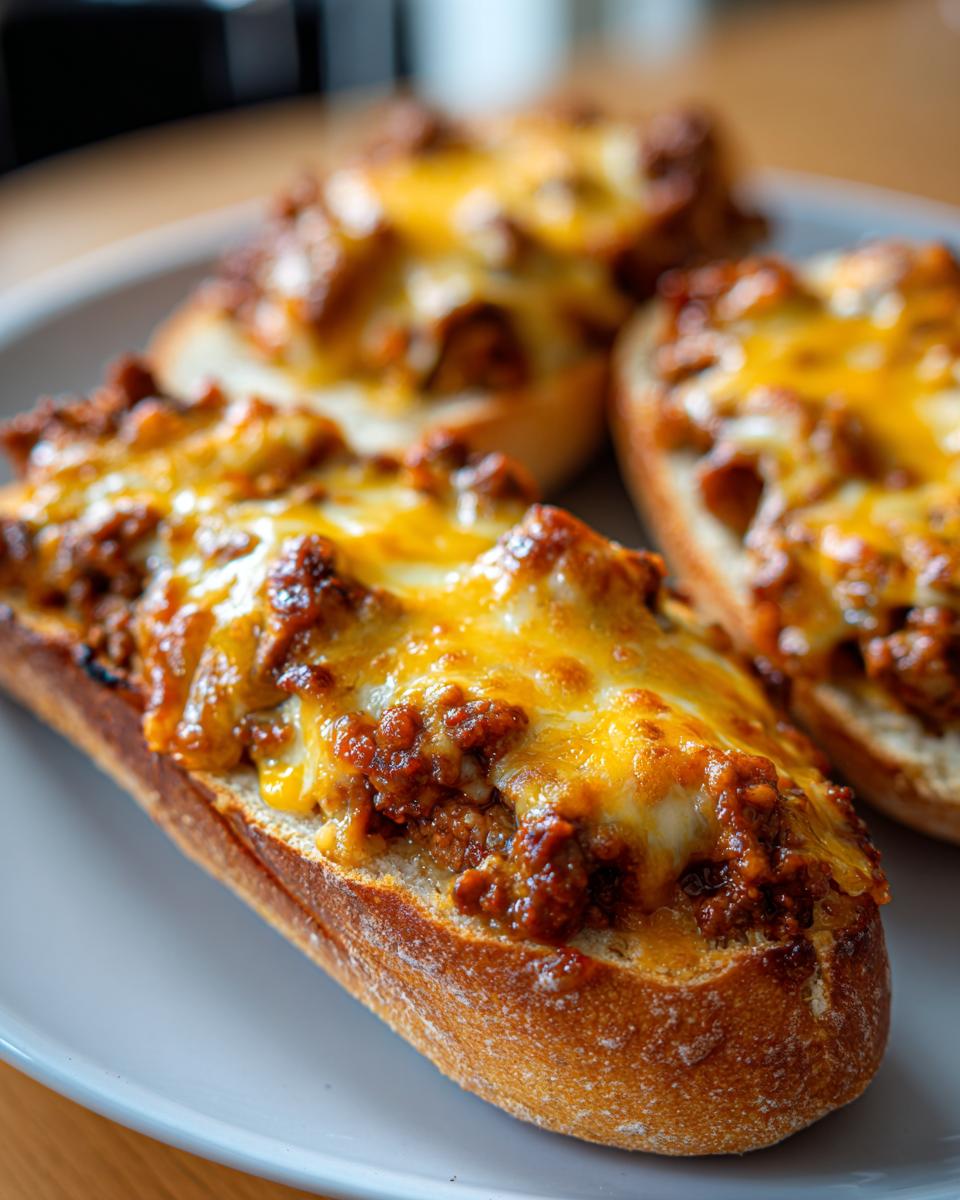 Cheesy Taco Baguettes - detail 4