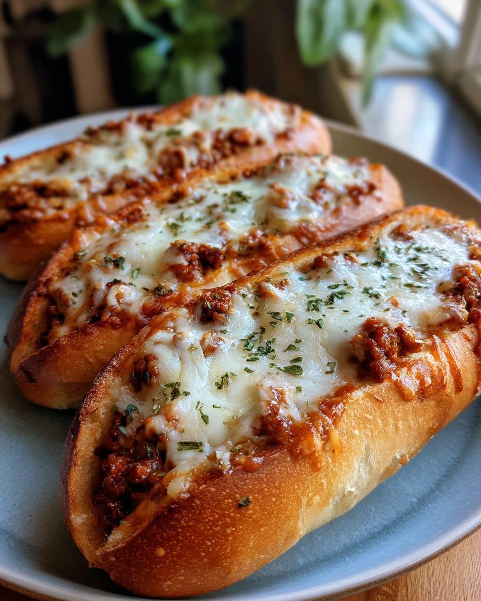Cheesy Taco Baguettes - detail 5