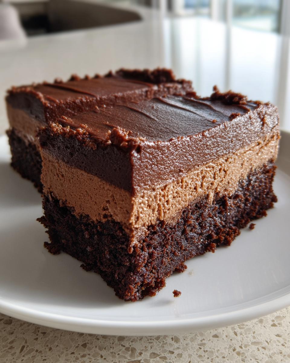 Chocolade Mousse Brownie Repen - detail 1