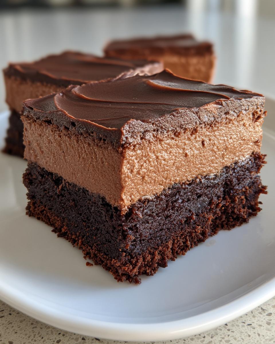 Chocolade Mousse Brownie Repen - detail 2