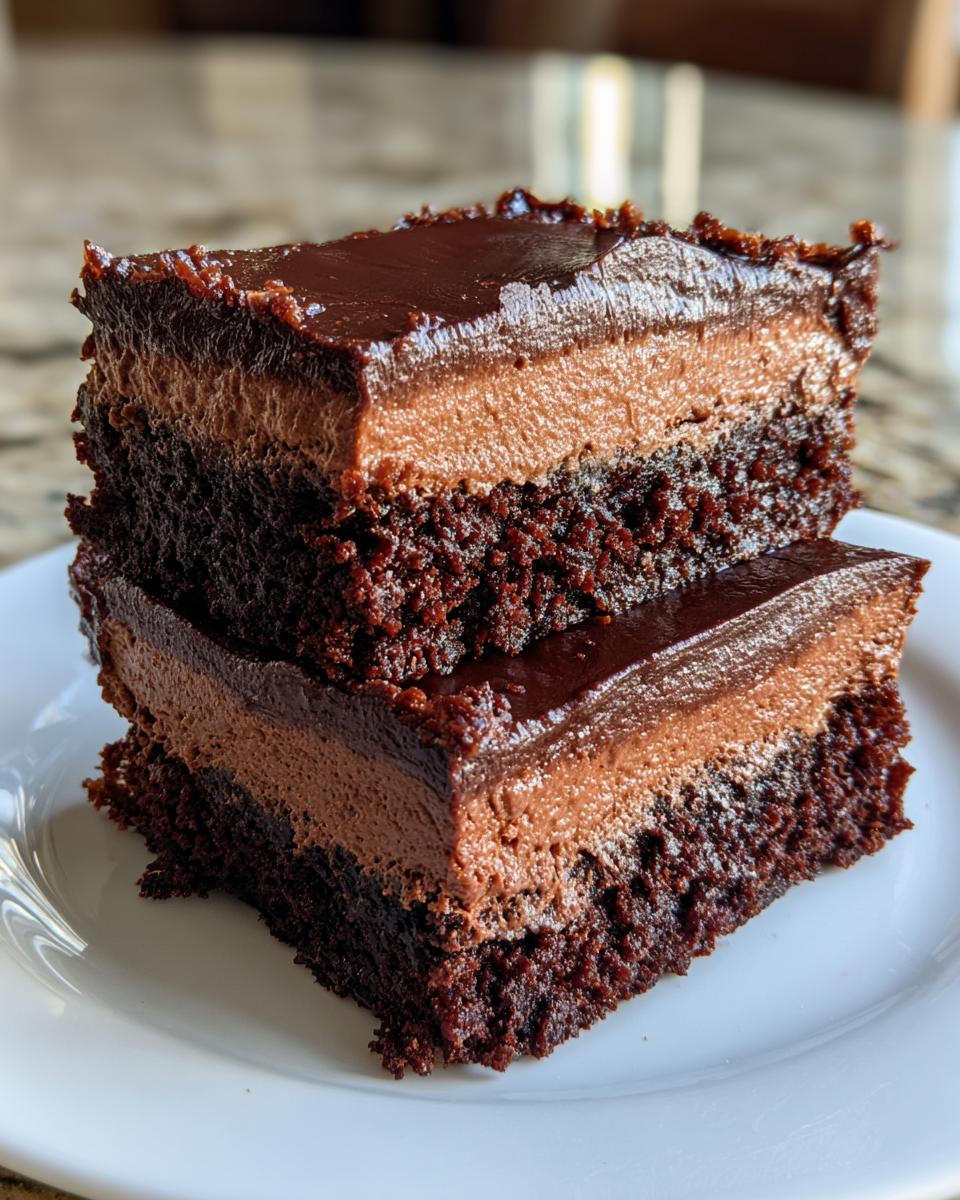 Chocolade Mousse Brownie Repen - detail 4