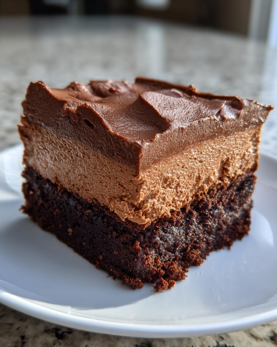 Chocolade Mousse Brownie Repen - detail 5