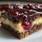 Chocolate Cherry Cheesecake Bars
