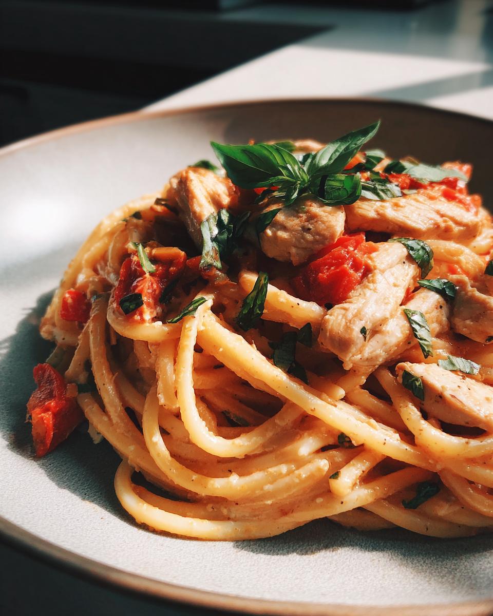 Creamy Italian Chicken Pasta - detail 2