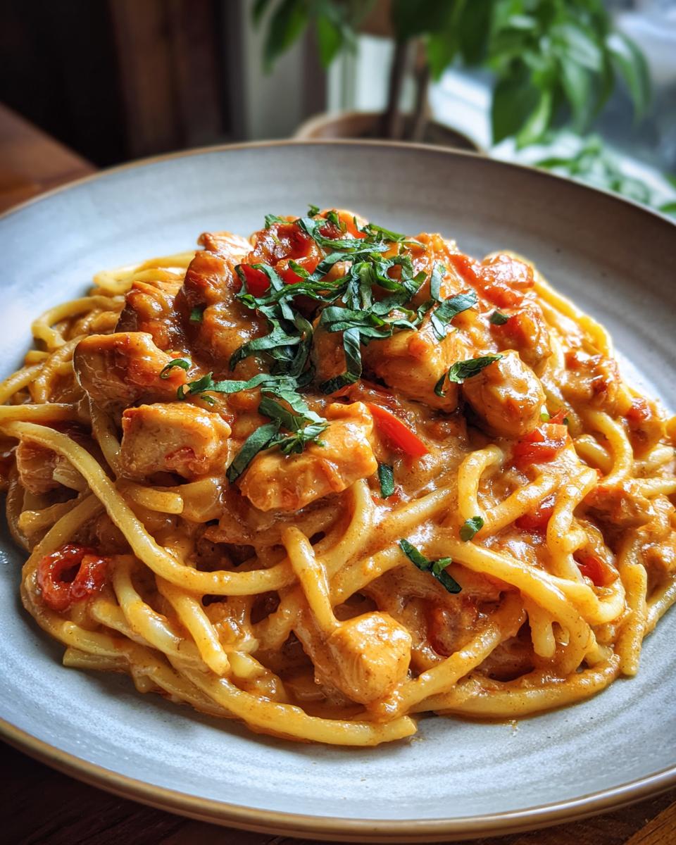 Creamy Italian Chicken Pasta - detail 3