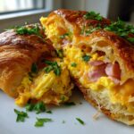 Croissant Ontbijt Ham & Ei