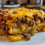 Eenvoudige 5-Ingrediënten Hamburger & Aardappel Ovenschotel