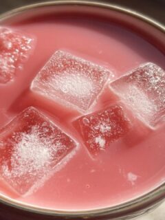 Flamingo Pink Piña Colada New Year's Soup