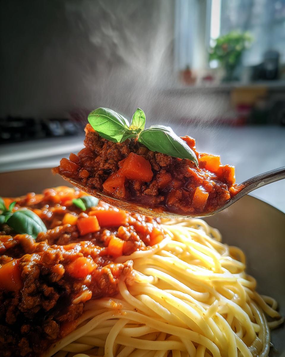 Hemelse Bolognesesaus - detail 2