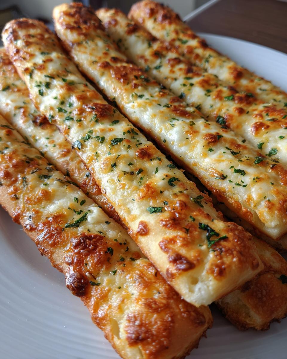Homemade Cheese Garlic Breadsticks - detail 1