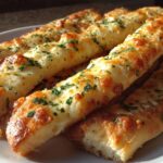 Homemade Cheese Garlic Breadsticks