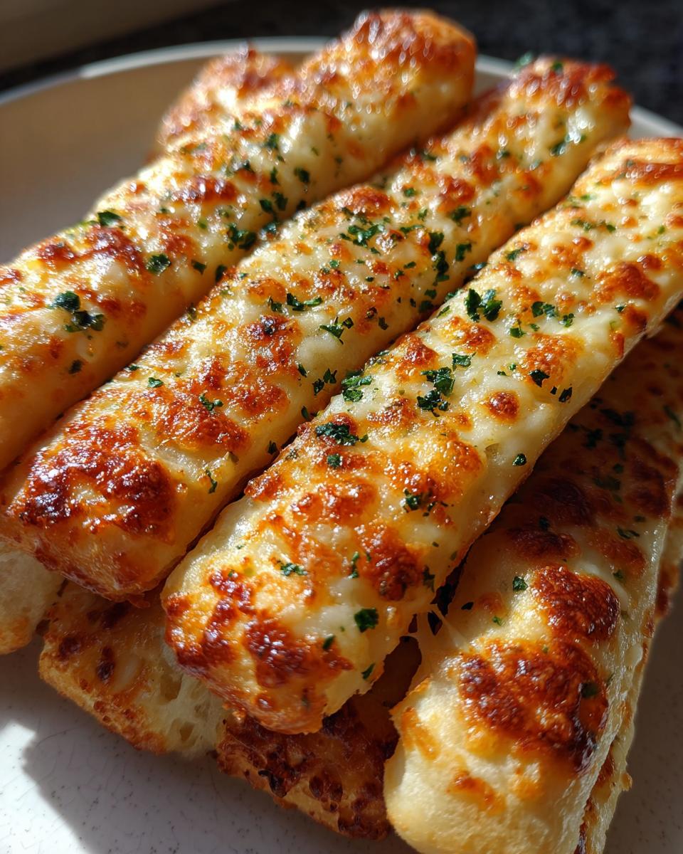 Homemade Cheese Garlic Breadsticks - detail 2