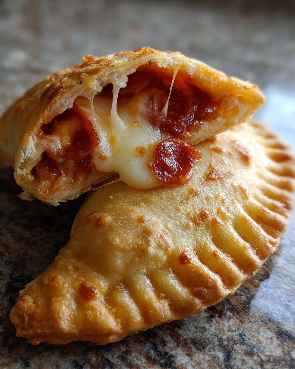 Homemade Easy Cheesy Pizza Pockets - detail 1