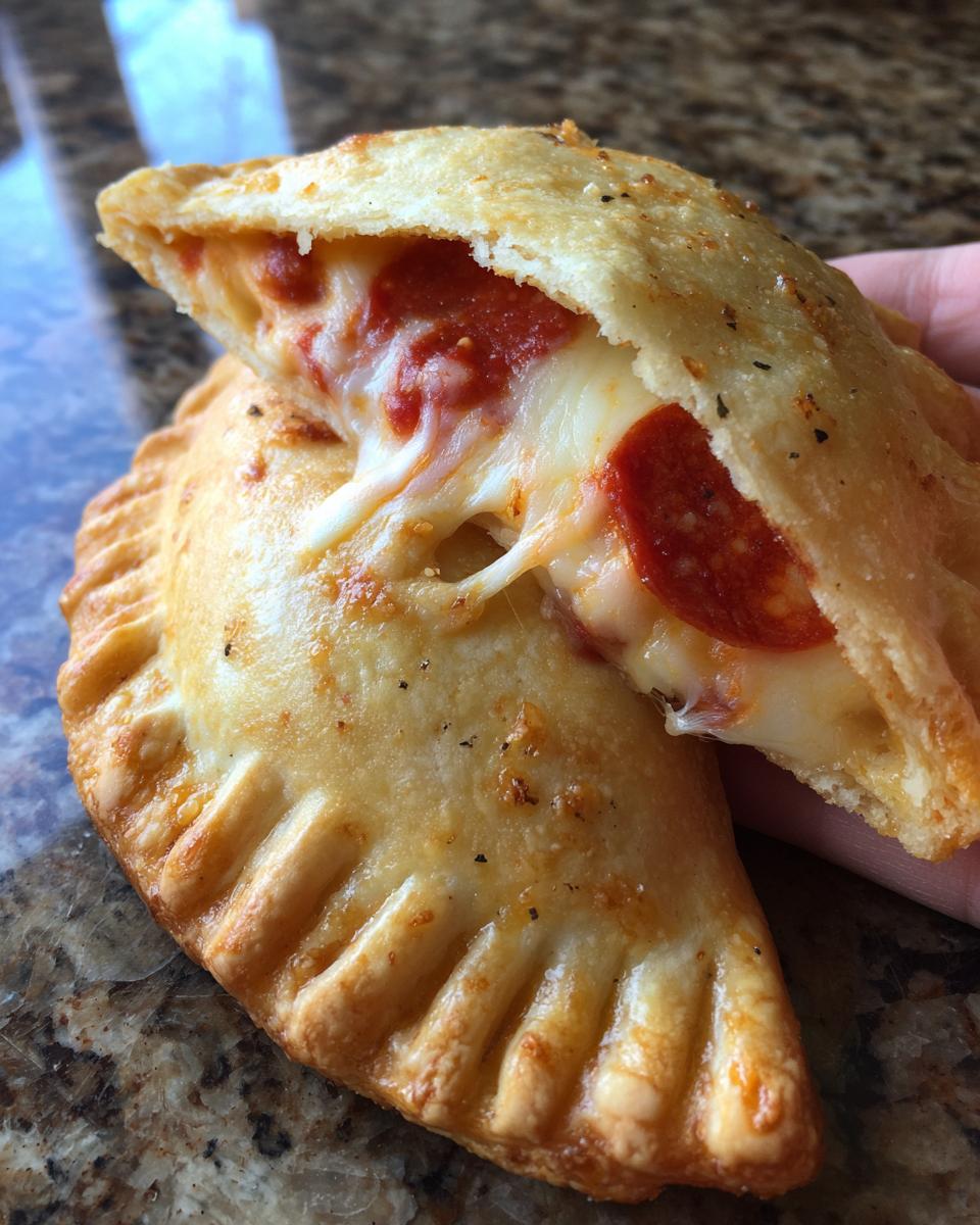 Homemade Easy Cheesy Pizza Pockets - detail 2