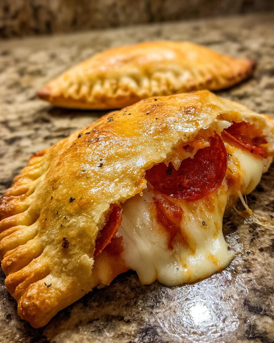Homemade Easy Cheesy Pizza Pockets - detail 3