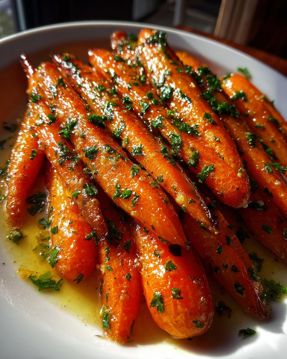Honey Garlic Butter Roasted Carrots - detail 1