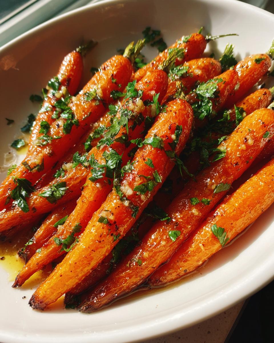 Honey Garlic Butter Roasted Carrots - detail 2