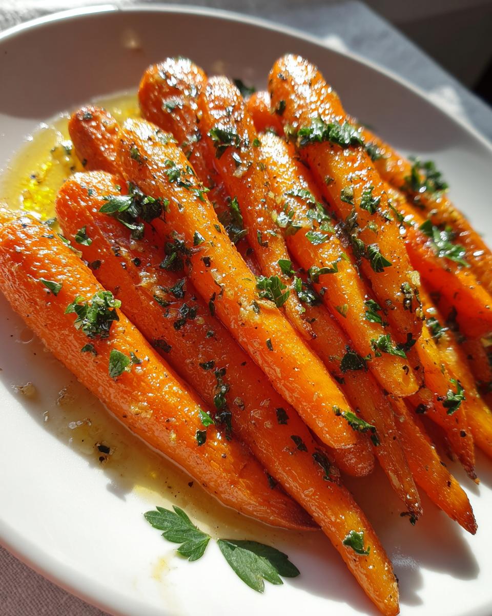 Honey Garlic Butter Roasted Carrots - detail 3