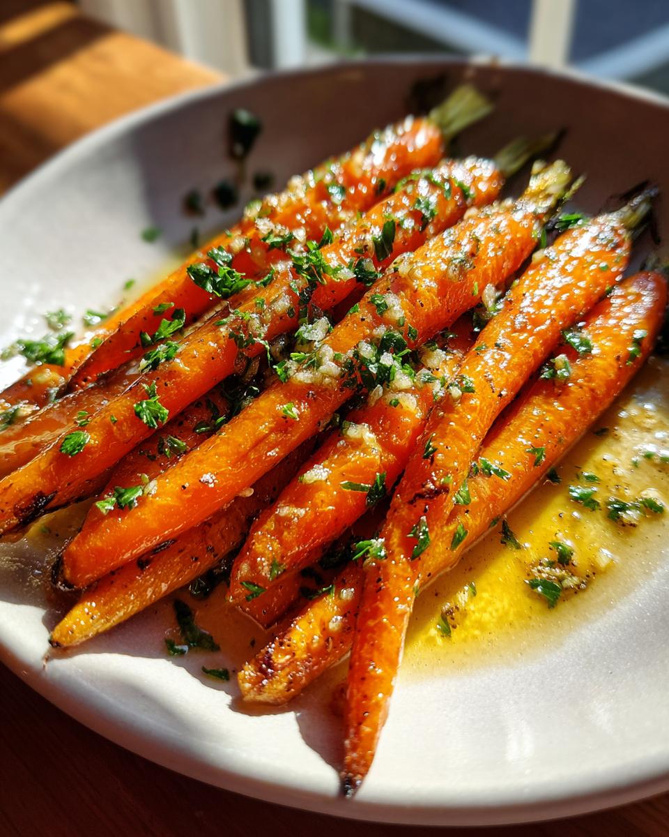 Honey Garlic Butter Roasted Carrots - detail 5