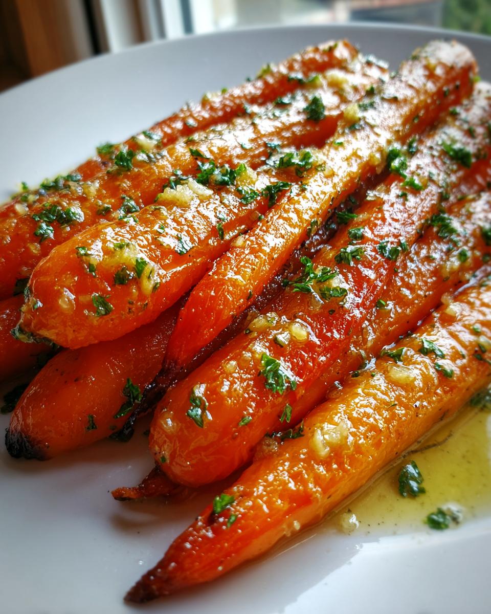 Honey Garlic Butter Roasted Carrots - detail 6