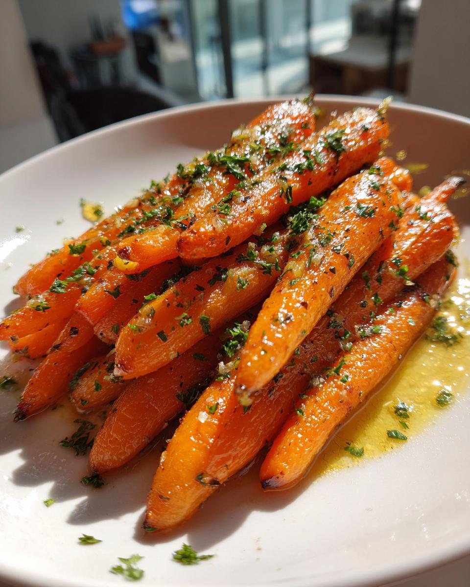 Honey Garlic Butter Roasted Carrots - detail 7