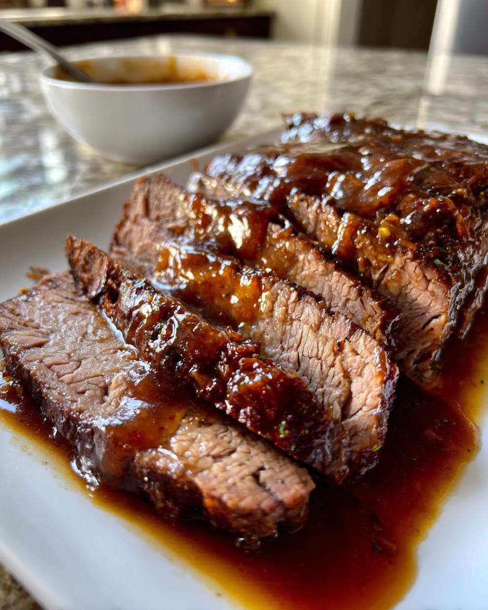 Langzaam Gekookt Rundvlees Brisket - detail 4