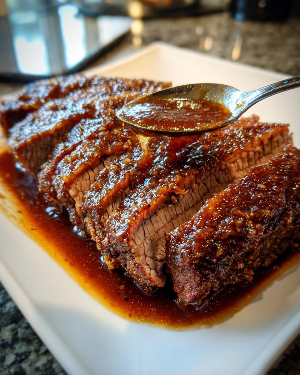 Langzaam Gekookt Rundvlees Brisket - detail 5