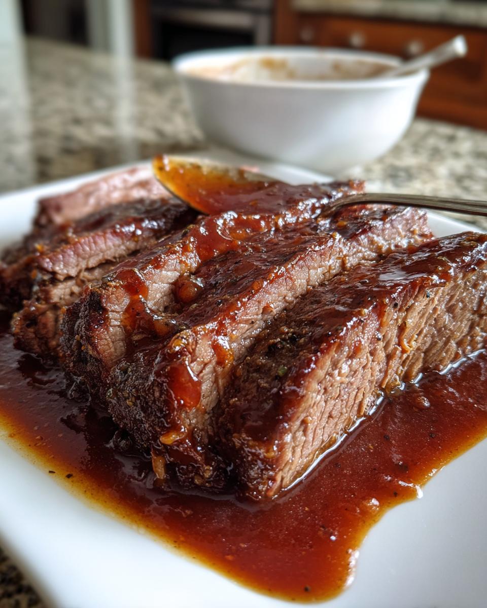 Langzaam Gekookt Rundvlees Brisket - detail 6