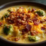 Loaded Broccoli Cheese Potato Soup