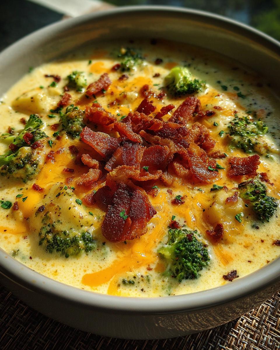 Loaded Broccoli Cheese Potato Soup - detail 2