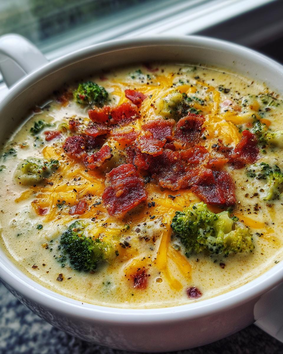 Loaded Broccoli Cheese Potato Soup - detail 3