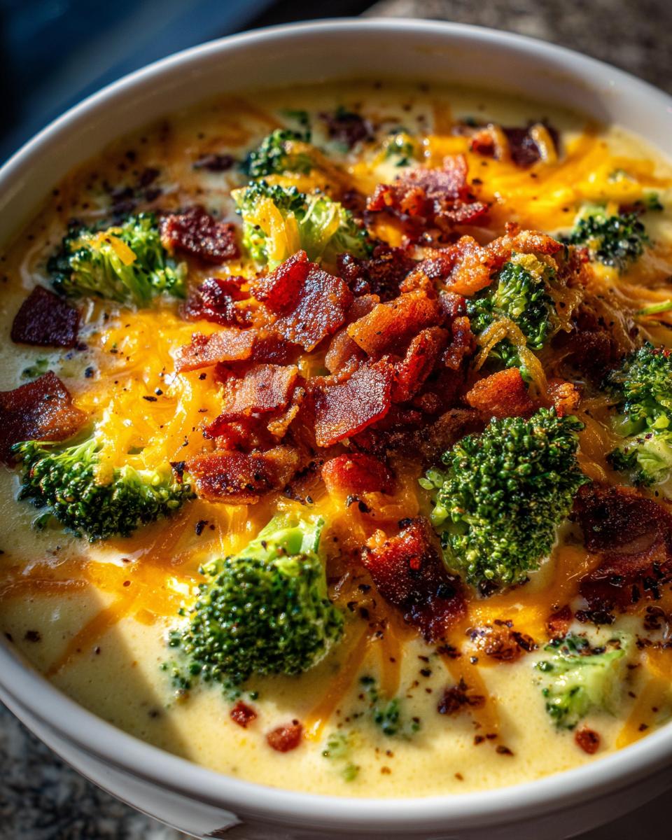 Loaded Broccoli Cheese Potato Soup - detail 5