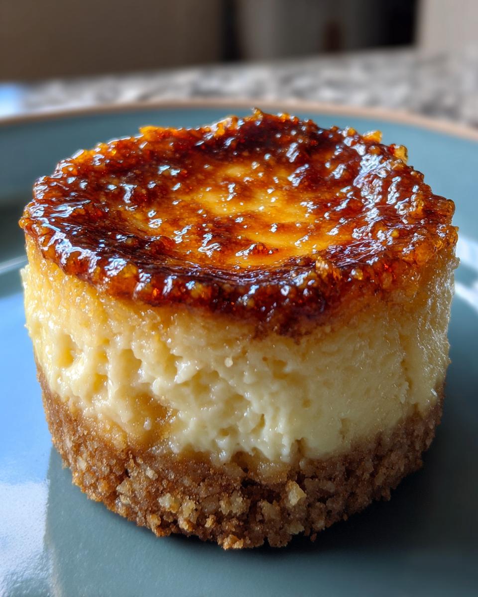 Mini Crème Brûlée Cheesecakes - detail 2