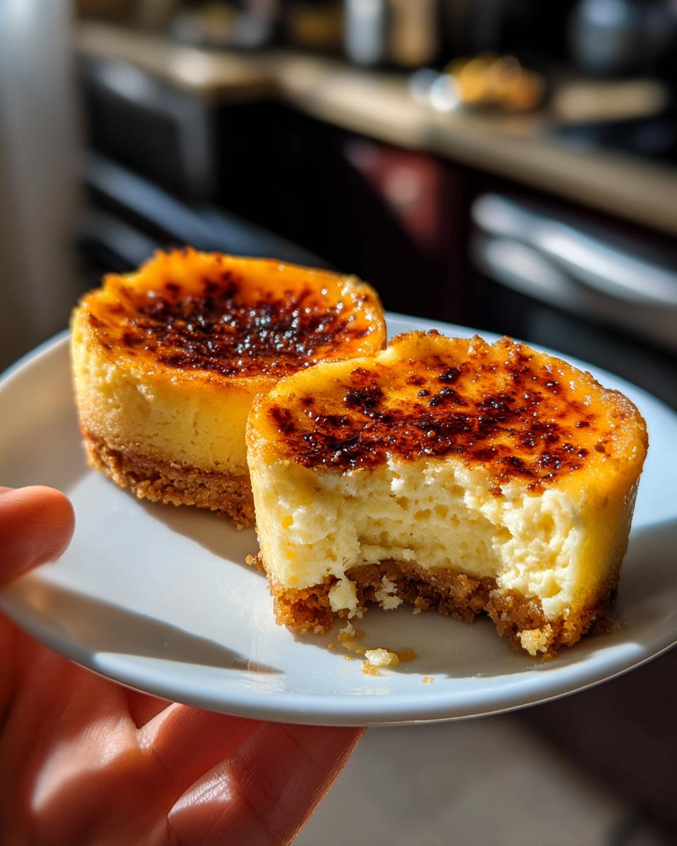 Mini Crème Brûlée Cheesecakes - detail 4