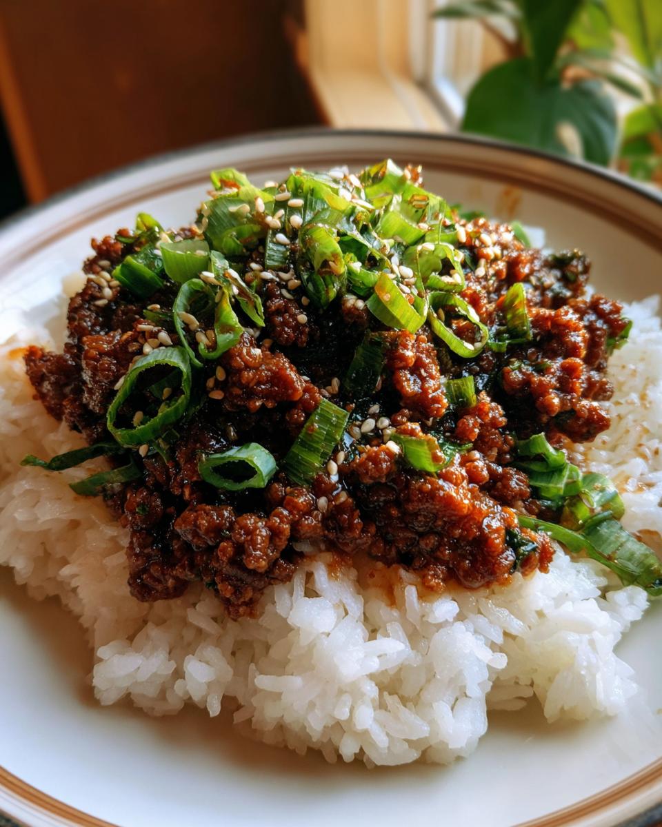 Mongolian Ground Beef - detail 1